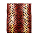 675gsm 2 Ply Animal Print Faux Mink Blanket Queen 200x240 cm Tiger V442-BZO-BLANKET-675ANIMALTIGER-RED-QS