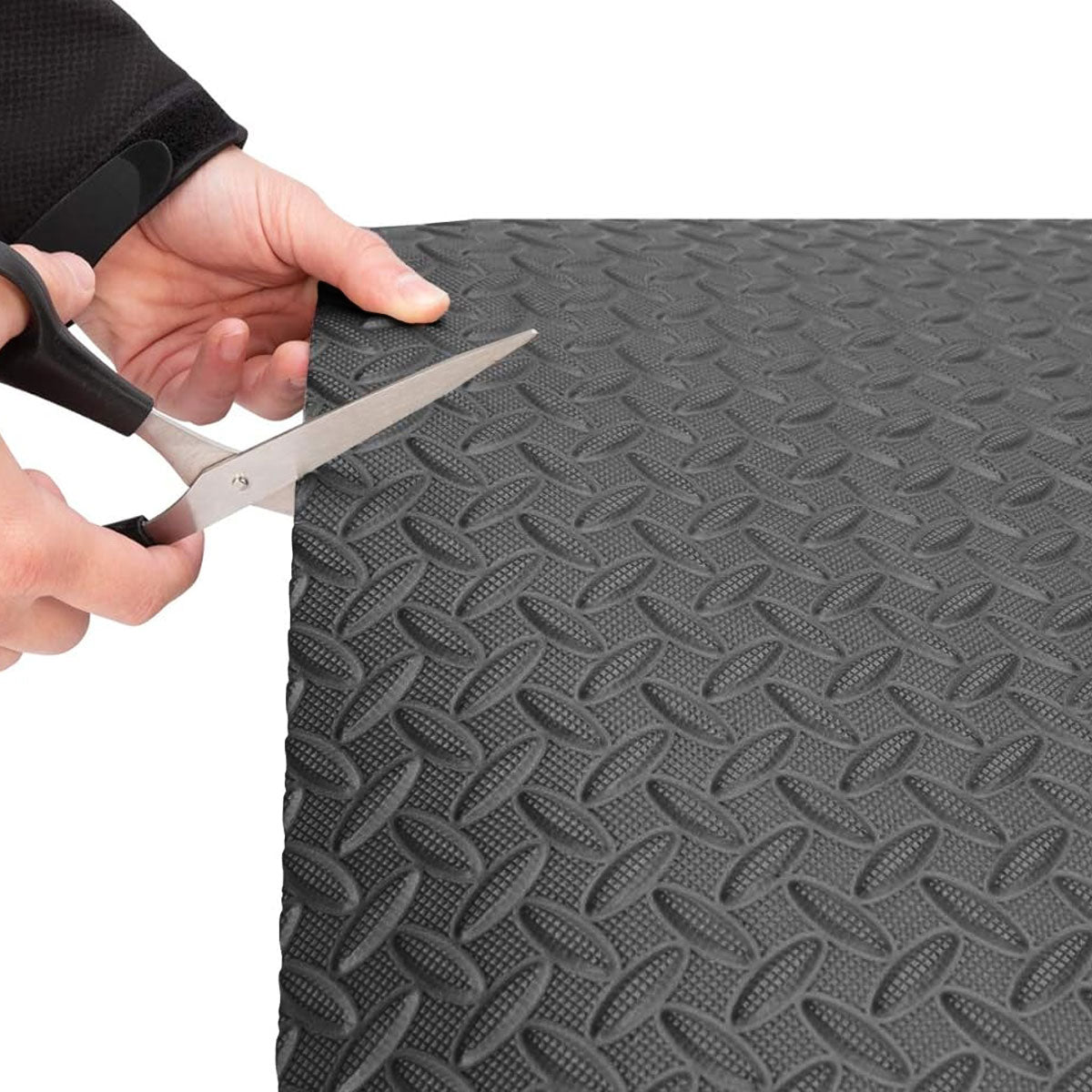 Tool Masters Charcoal Colour Anti-Fatigue Grip Mat Roll 236 x 117 cm V442-BZO-FLOORR-GRIPMAT-CHARCOAL-RE