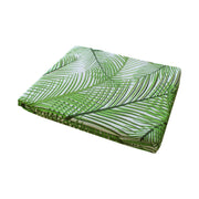 Cotton Green Palm Leaves Oblong Table Cloth 150 x 230cm V442-BZO-TABLEC-PALMLEAVES230-GREEN-RE