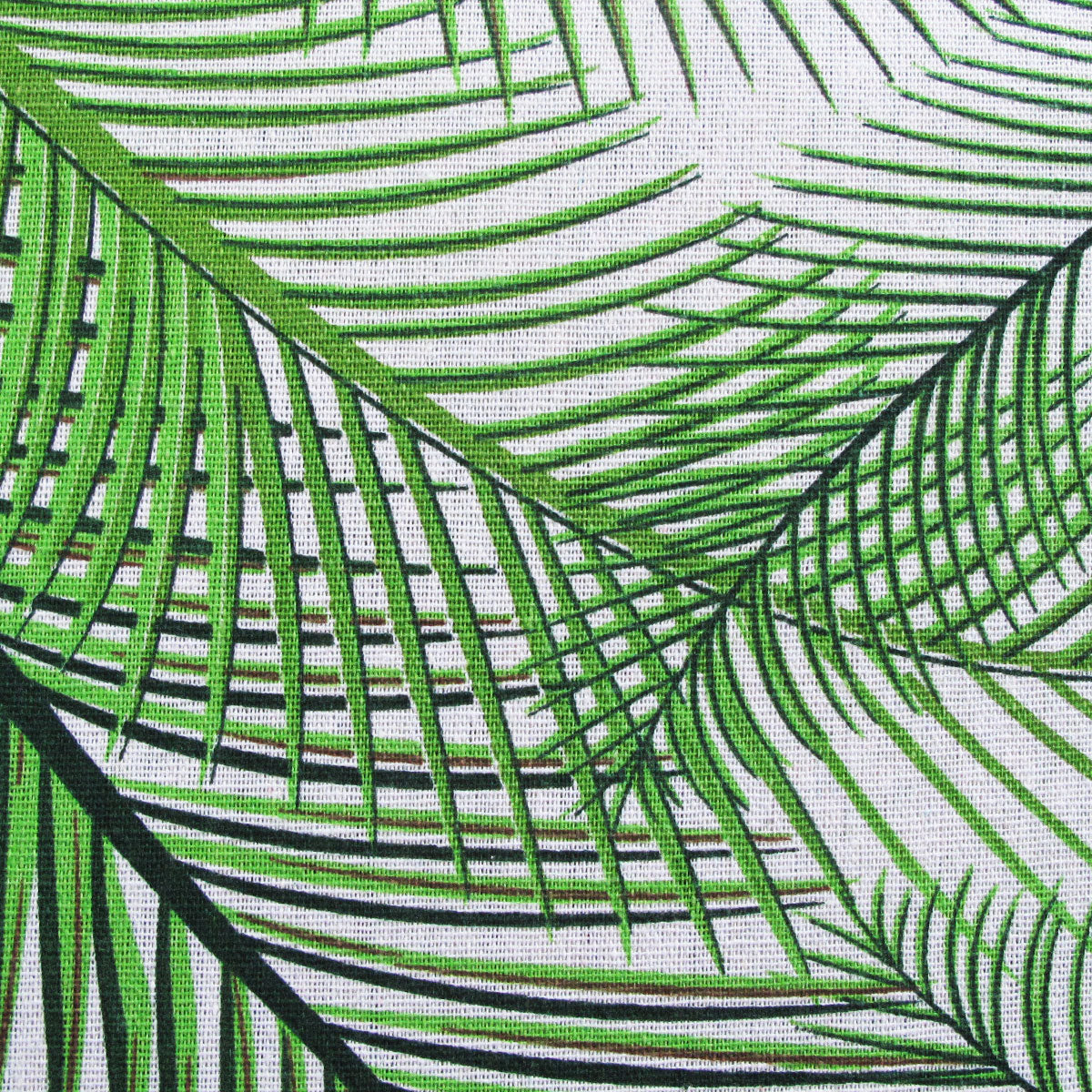 Cotton Green Palm Leaves Oblong Table Cloth 150 x 230cm V442-BZO-TABLEC-PALMLEAVES230-GREEN-RE