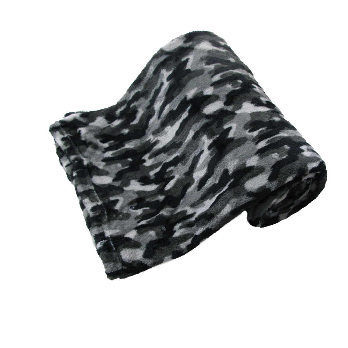 190GSM Boys Cool Ultra Soft Coral Fleece Throw 127 x 152cm Army Camouflage V442-BZO-THROW-CORALARMYCAMOUFLAGE-GREY-RE