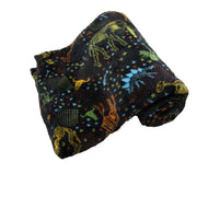 190GSM Boys Cool Ultra Soft Coral Fleece Throw 127 x 152cm Dinosaur Fossils V442-BZO-THROW-CORALDINOSAURFOSSILS-MULTI-RE