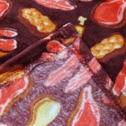 190GSM Boys Cool Ultra Soft Coral Fleece Throw 127 x 152cm Meatarian V442-BZO-THROW-CORALMEATARIAN-RED-RE