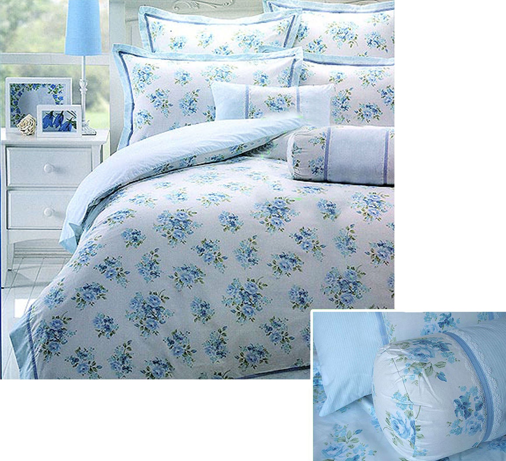 Belmondo 5 Pce Grace Single Size Bed Pack V442-CAP-BEDP-GRACE-WHITE-SB