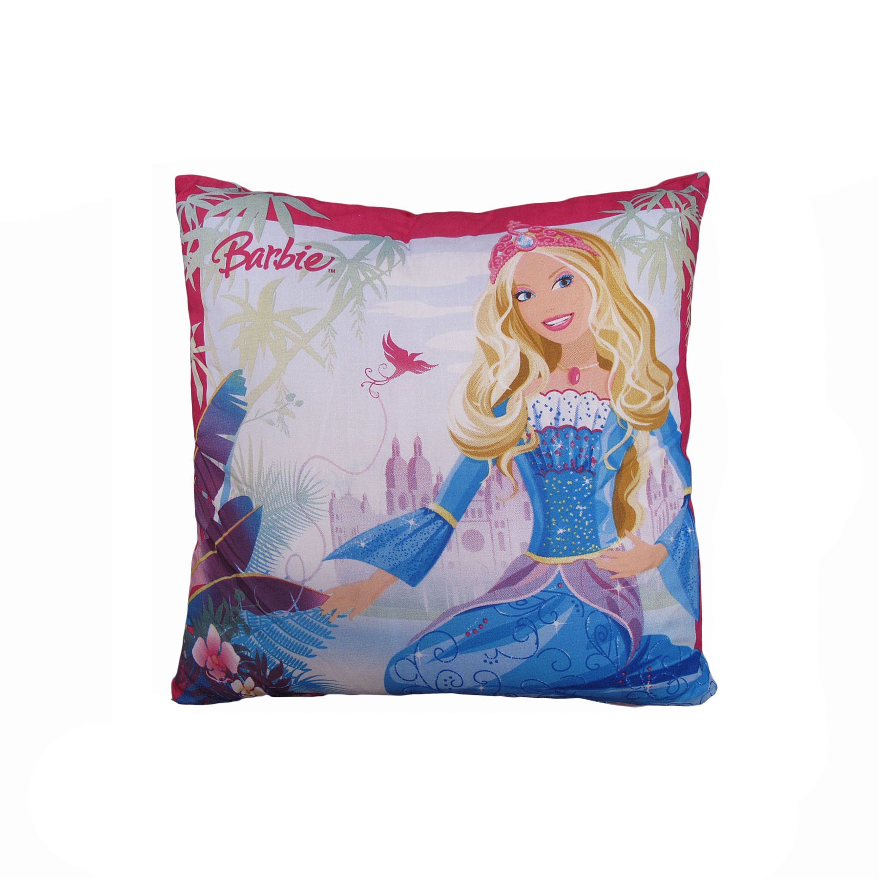 Disney Barbie Filled Square Cushion V442-CAP-CUSHION-BARBIE-MULTI-SQ