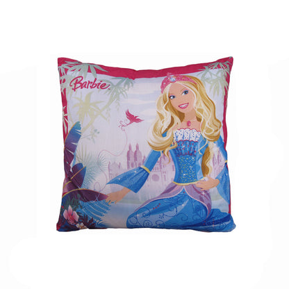 Disney Barbie Filled Square Cushion V442-CAP-CUSHION-BARBIE-MULTI-SQ