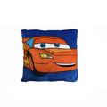 Disney Pixar Cars McQueen Embroidered Cushion V442-CAP-CUSHION-MCQUEEN-BLUE-SQ