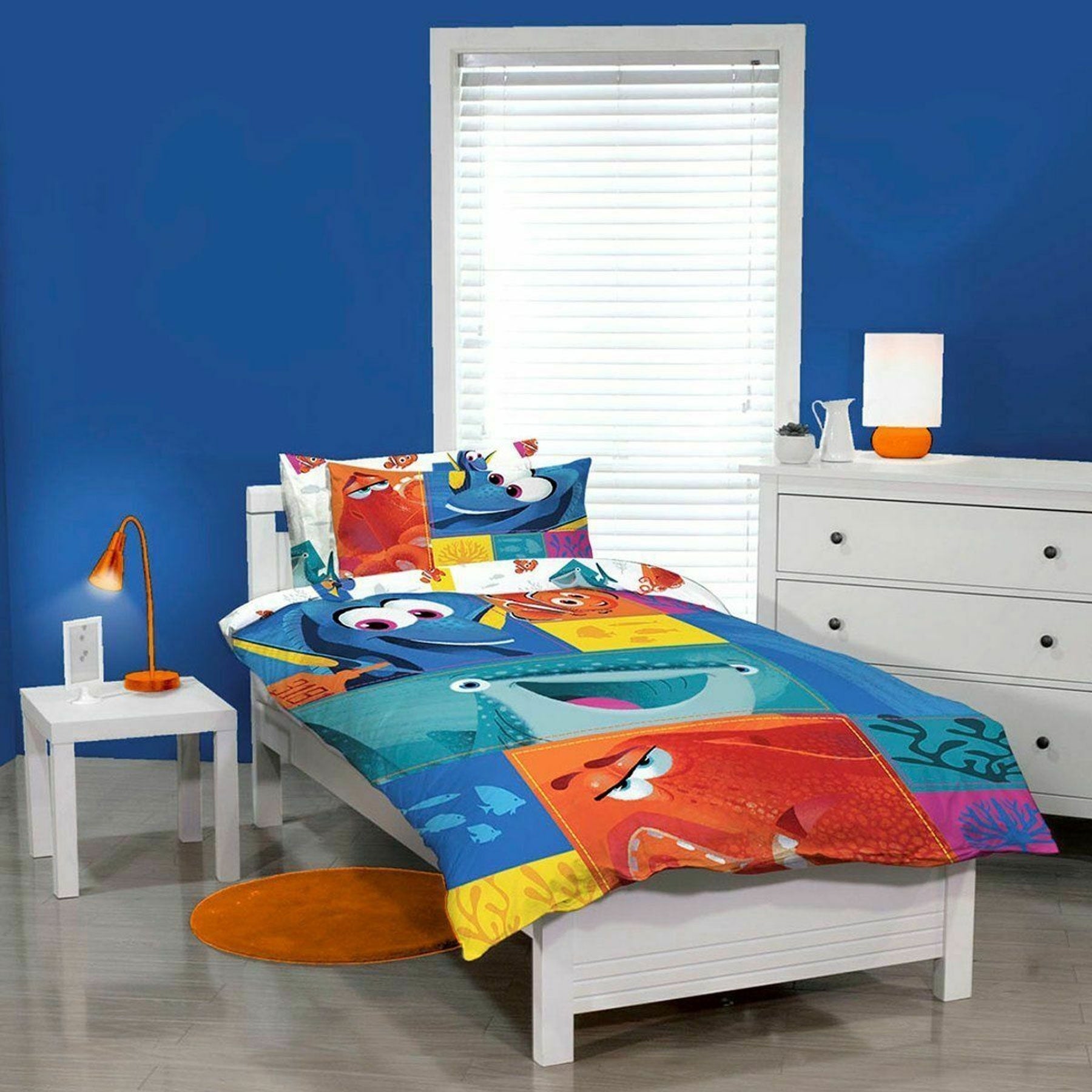 Disney Disney Pixar Finding Nemo Dory Licensed Quilt Cover Set Single V442-CAP-QUILTCS-FINDINGNEMODORY-MULTI-SB
