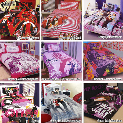 Disney Hannah Montana Pop Star Quilt Cover Set Single V442-CAP-QUILTCS-HANNAHPOPSTAR-PINK-SB