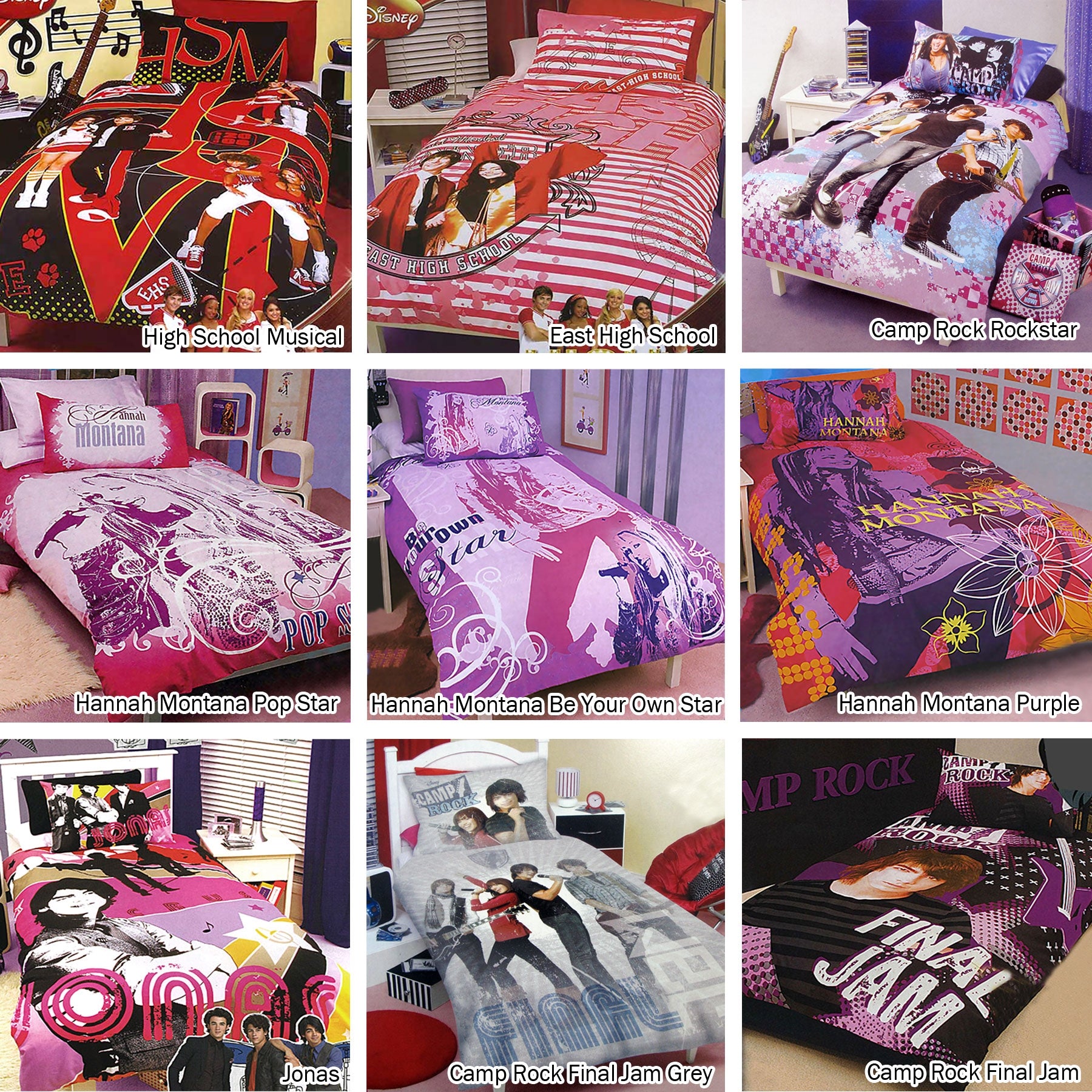 Disney Camp Rock Rockstar Quilt Cover Set Single V442-CAP-QUILTCS-ROCKSTAR-LILAC-SB