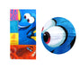Disney Cotton Bath / Beach Towel Finding Nemo Dory V442-CAP-TOWEL-FINDINGDORY-MULTI-RE