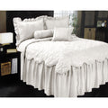 Phase 2 Magnifico Antique White Jacquard Bedspread Set Queen V442-END-BEDSPREAD-MAGNIFICO-WHITE-QS