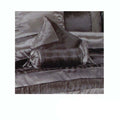 Boudoir Caledonia Black Silver Square Cushion Cover V442-END-CUSHIONC-CALEDONIA-BLACK-SQ