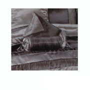 Boudoir Caledonia Black Silver Square Cushion Cover V442-END-CUSHIONC-CALEDONIA-BLACK-SQ