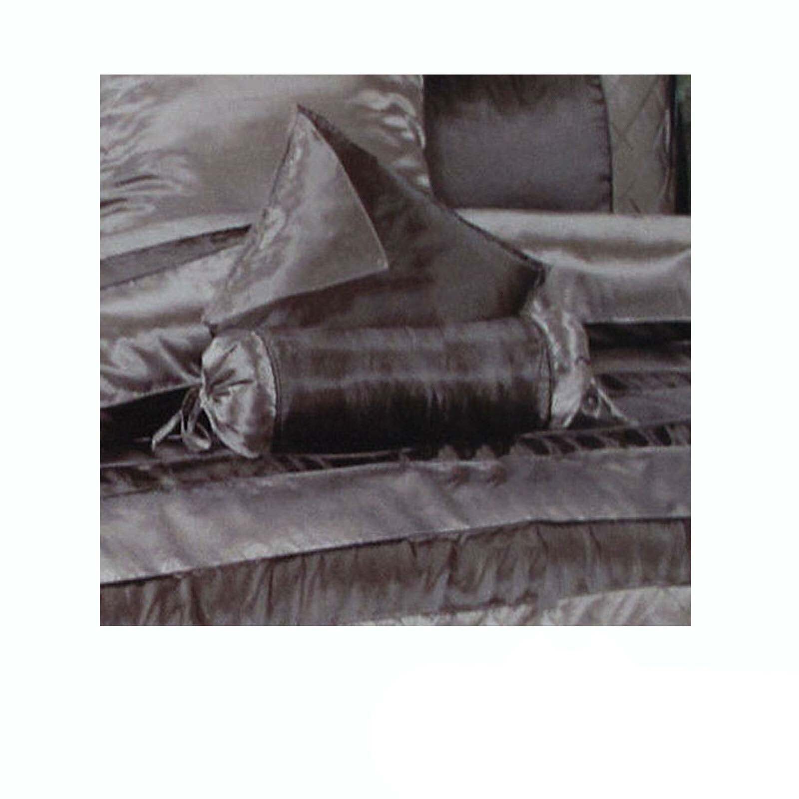 Boudoir Caledonia Black Silver Square Cushion Cover V442-END-CUSHIONC-CALEDONIA-BLACK-SQ