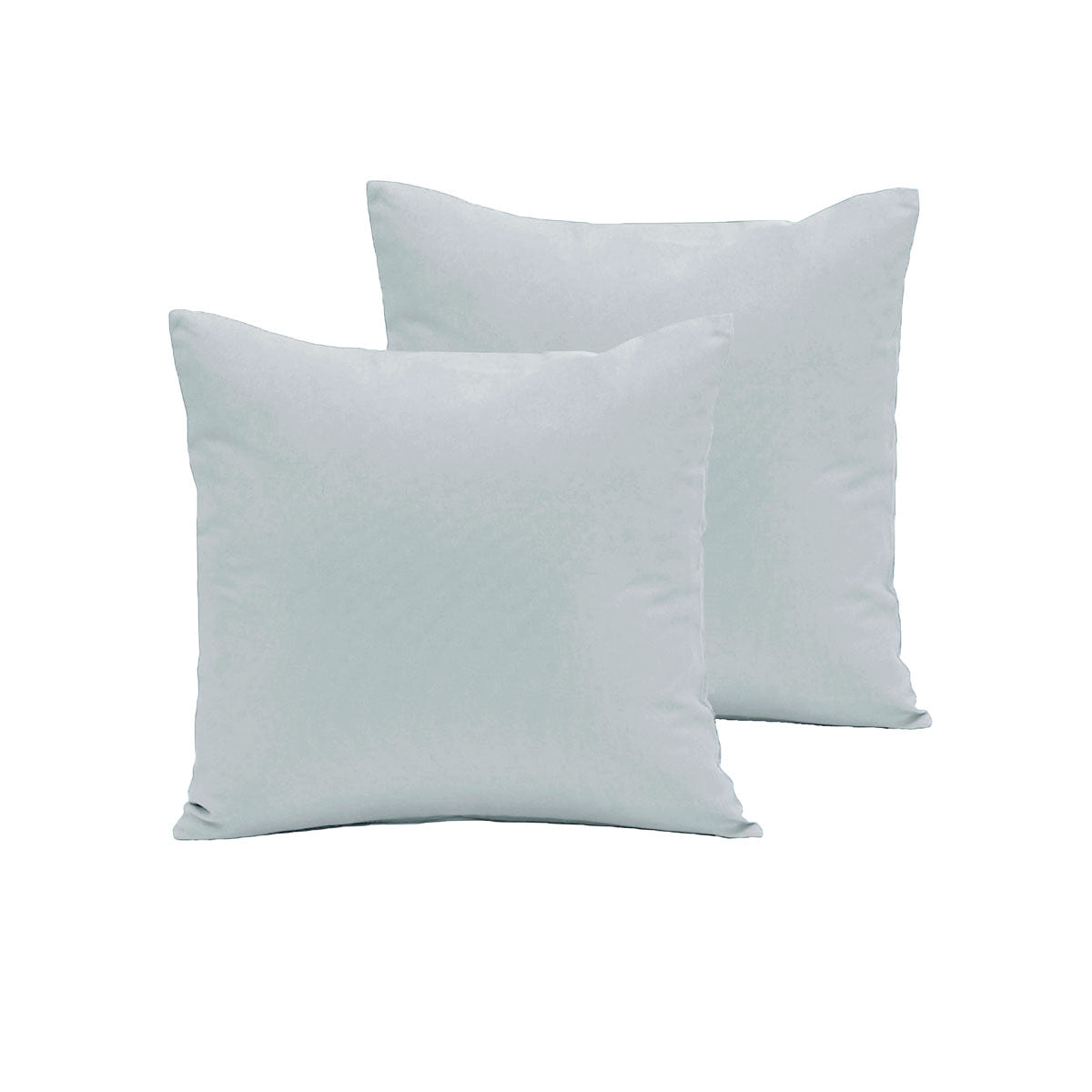 Pair of Polyester Cotton European Pillowcases Ice Blue V442-END-PILLOWC-POLYCOTTON-ICEBLUE-EU