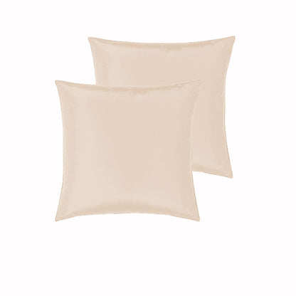 PepperMIll Satin European Pillowcases ( Pair ) APRICOT V442-END-PILLOWC-SATIN-APRICOT-EU