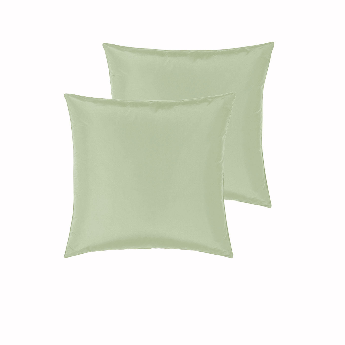 PepperMIll Satin European Pillowcases ( Pair ) MOSS V442-END-PILLOWC-SATIN-MOSS-EU