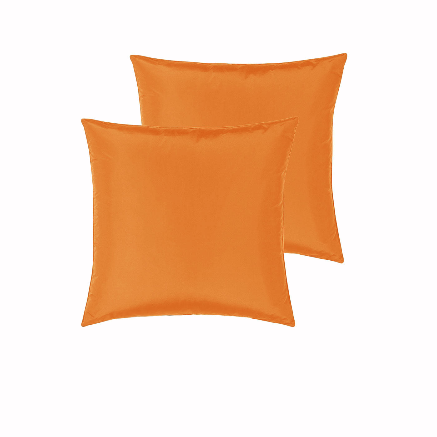 PepperMIll Satin European Pillowcases ( Pair ) ORANGE V442-END-PILLOWC-SATIN-ORANGE-EU