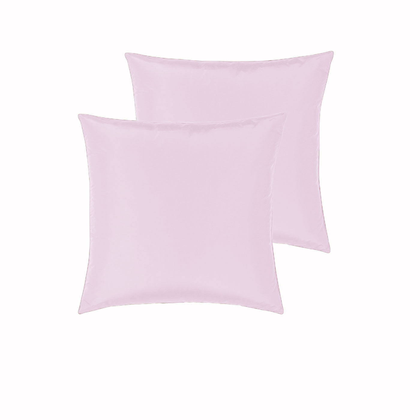 PepperMIll Satin European Pillowcases ( Pair ) PINK V442-END-PILLOWC-SATIN-PINK-EU