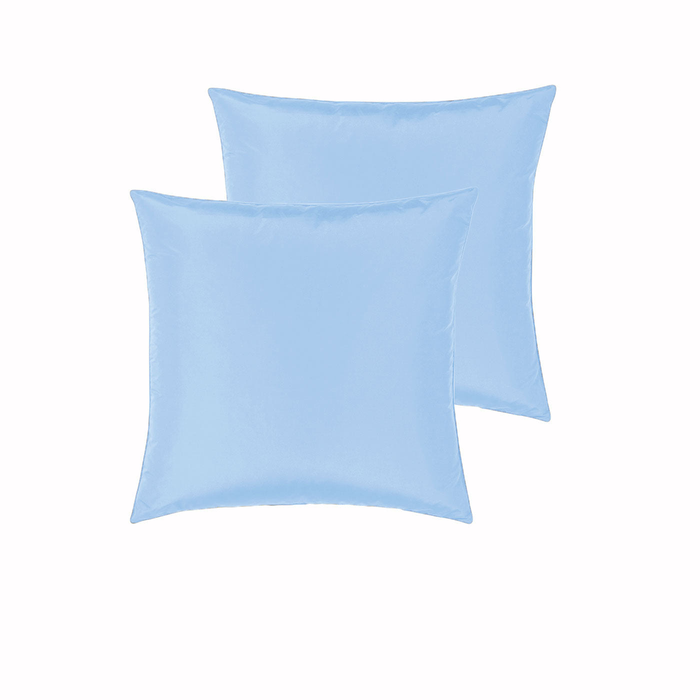 PepperMIll Satin European Pillowcases ( Pair ) SKY V442-END-PILLOWC-SATIN-SKY-EU