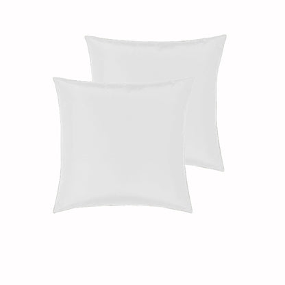 PepperMIll Satin European Pillowcases ( Pair ) WHITE V442-END-PILLOWC-SATIN-WHITE-EU