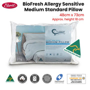 Easyrest BioFresh Allergy Sensitive Medium Standard Pillow 48 x 73 cm V442-ERT-PILLOW-BIOFRESHMEDIUM-WHITE-ST