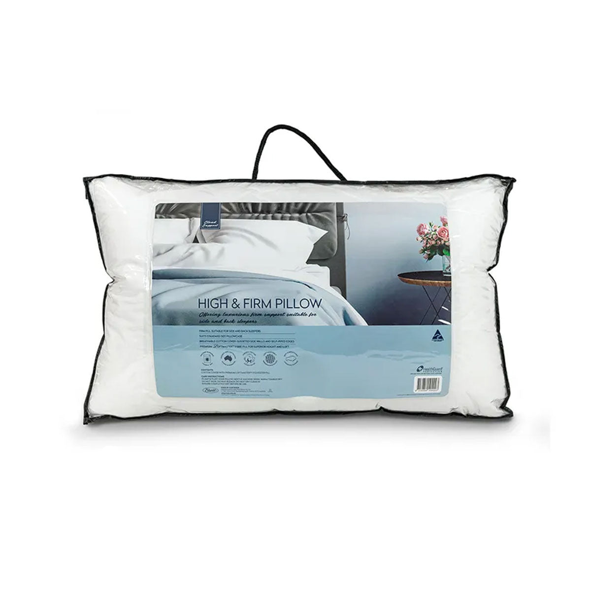 Easyrest Cloud Support High &amp; Firm Pillow 66 x 41 x 15 cm V442-ERT-PILLOW-CLOUDHIGHFIRM-WHITE-ST