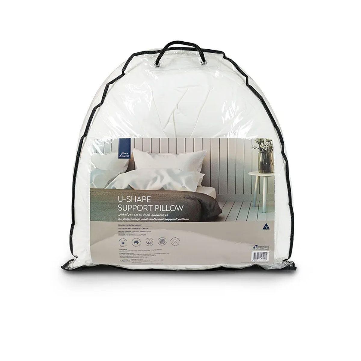 Easyrest Cloud Support U-Shape Support Pillow V442-ERT-PILLOW-CLOUDSUPPORT-WHITE-TR