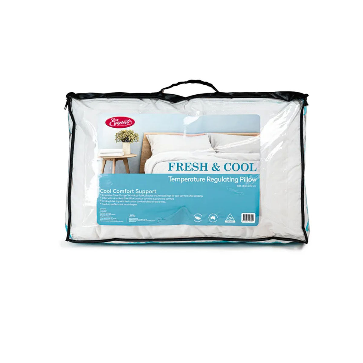 Easyrest Fresh and Cool Standard Pillow 47 x 72 cm V442-ERT-PILLOW-FRESHANDCOOL-WHITE-ST