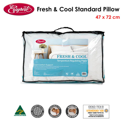 Easyrest Fresh and Cool Standard Pillow 47 x 72 cm V442-ERT-PILLOW-FRESHANDCOOL-WHITE-ST