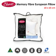 Easyrest Memory Fibre European Pillow 65 x 65 cm V442-ERT-PILLOW-MEMORYFIBRE-WHITE-EU