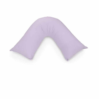 Easyrest Aus Made Medium Support Filled V Shape Pillow 64 x 39 cm Violet V442-ERT-PILLOW-VSHAPE-VIOLET-TR