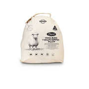 Easyrest Wool Blend V Pillow in Fabric Bag V442-ERT-PILLOW-WOOLBLEND-WHITE-TR