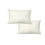 600TC Pair of Wide Self Striped Standard Pillowcases Cream V442-GHT-PILLOWC-600TCWIDESTRIPE-CREAM-ST
