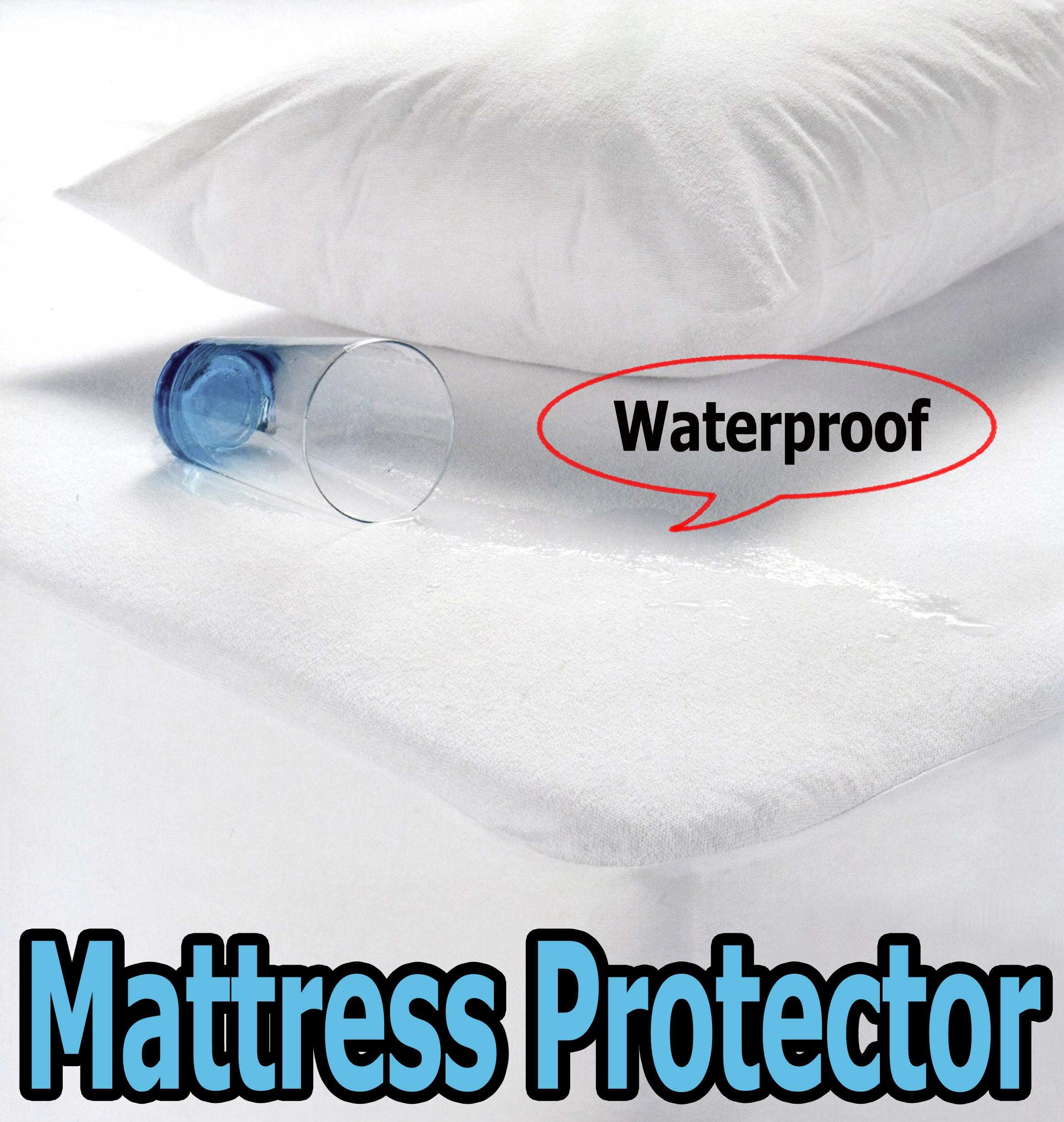 TERRY Mattress Protector - SINGLE V442-GNA-MATTRESSP-TERRY-WHITE-SB