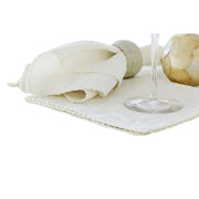 Set of 6 Damask Embossed Polyester Cotton Napkins Bright White (also known as Gardenia or Marshmallow) 40 x V442-GNA-MISC-DAMASKSETOF6NPKINS-WHITE-SQ