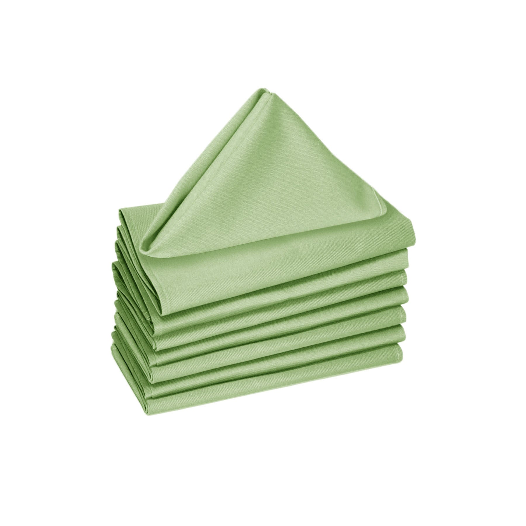 Hoydu Set of 8 Cotton OR Poly Cotton Napkins Reed Green V442-GNA-MISC-SETOF8NAPKINS-REEDGREEN-SQ