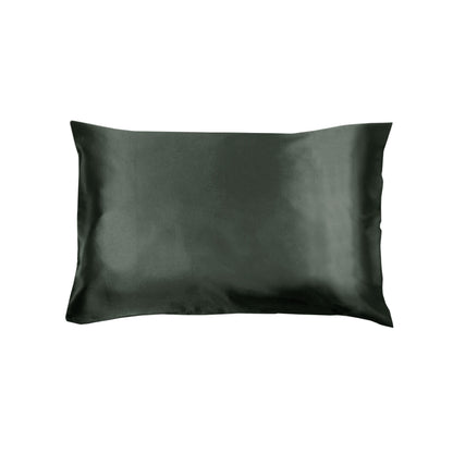 Invitation Satin Standard Pillowcase Charcoal V442-GNA-PILLOWC-SATIN-CHARCOAL-ST