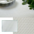Invitation Prestige Cotton Rich Jacquard Off White Table Cloth 180cm Diameter Round V442-GNA-TABLEC-24PRESTIGE180CM-OFFWHITE-RD