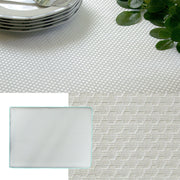 Invitation Prestige Cotton Rich Jacquard Off White Table Cloth 180cm Diameter Round V442-GNA-TABLEC-24PRESTIGE180CM-OFFWHITE-RD