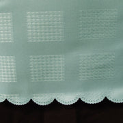 Jacquard Table Cloth Checkered Frost 180 cm Round V442-GNA-TABLEC-CHECKERED180CM-FROST-RD