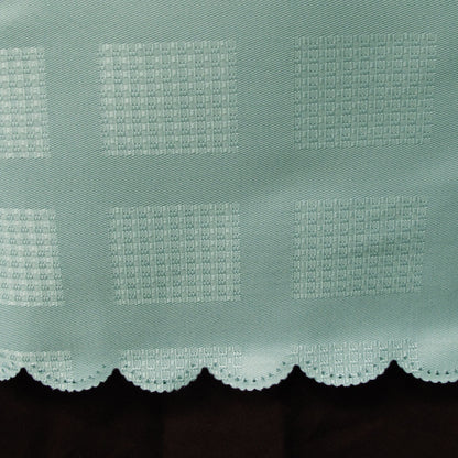 Jacquard Table Cloth Checkered Frost 180 cm Round V442-GNA-TABLEC-CHECKERED180CM-FROST-RD