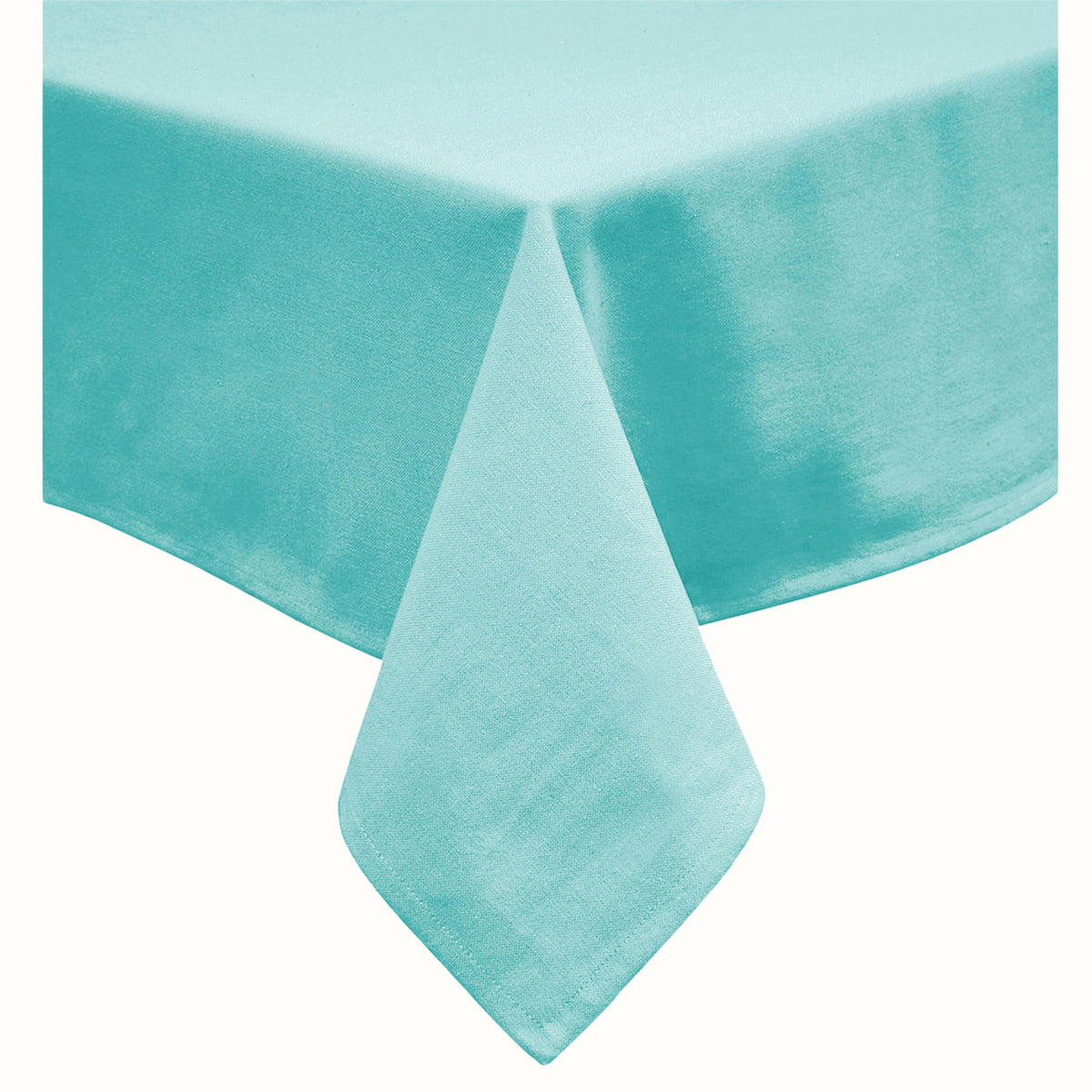 Hoydu Cotton Blend Table Cloth Light Turquoise 230cm Round V442-GNA-TABLEC-COTTON-230RD-LIGHTTURQUOISE