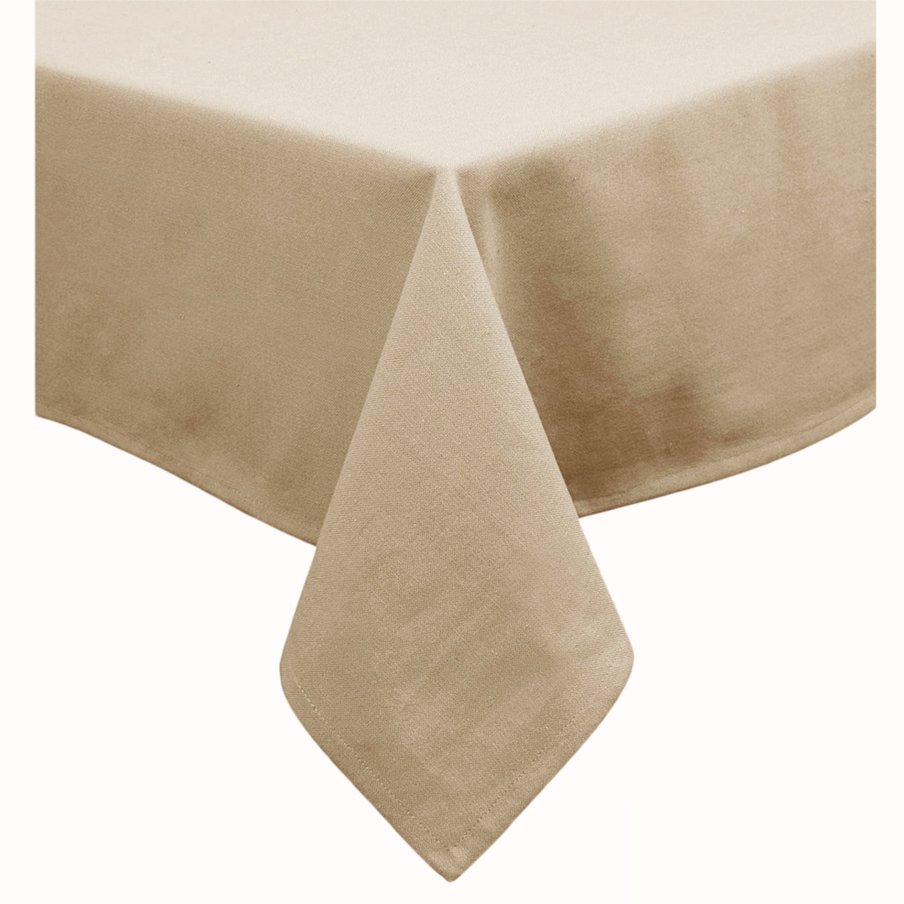Hoydu Cotton Blend Table Cloth 180cm x 310cm - WARM SAND V442-GNA-TABLEC-COTTON-310OB-WARMSAND
