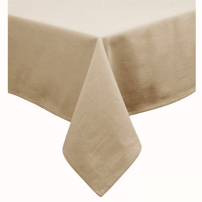 Hoydu Cotton Blend Table Cloth 180cm x 310cm - WARM SAND V442-GNA-TABLEC-COTTON-310OB-WARMSAND