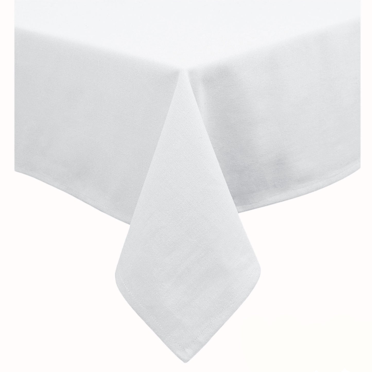 Hoydu Cotton Blend Table Cloth 180cm x 400cm - BRIGHT WHITE V442-GNA-TABLEC-COTTON-400OB-BRIGHTWHITE