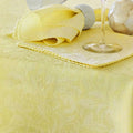 Damask Embossed Tablecloth 180 x 180 cm Sunshine V442-GNA-TABLEC-DAMASK-180SQ-SUNSHINE