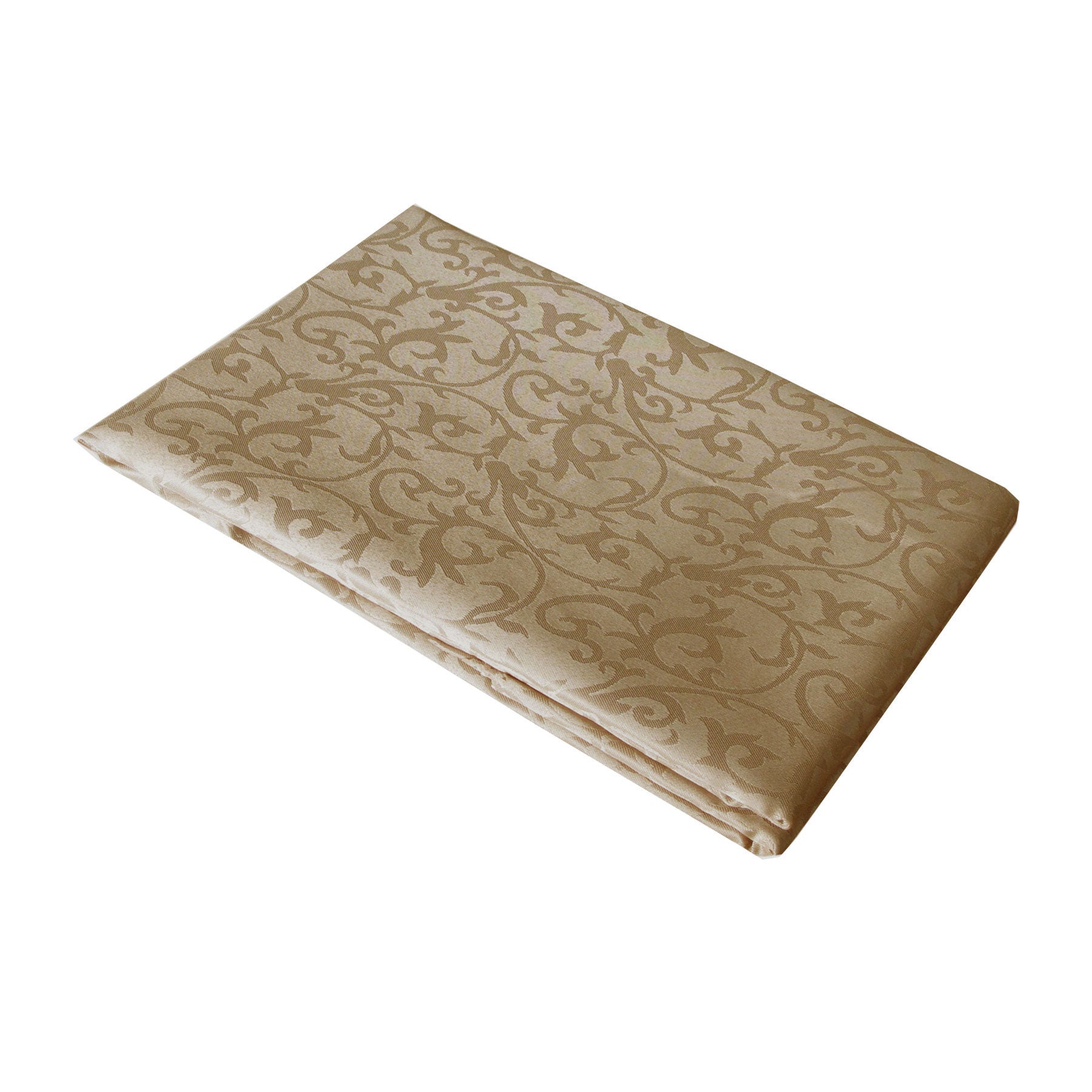 Jacquard Table Cloth Latte Leaves 150 x 220 cm V442-GNA-TABLEC-LEAVES220CM-LATTE-RE