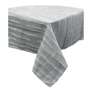 Perline Grey Jacquard Polyester Tablecloth 230 x 230cm V442-GNA-TABLEC-PERLINE230-GREY-SQ